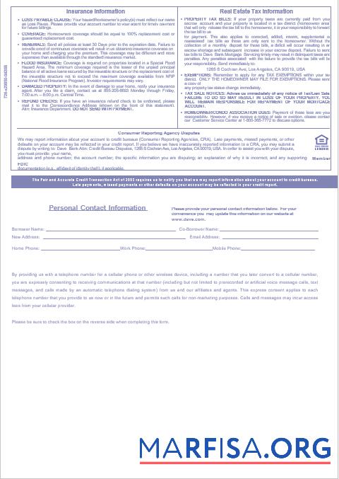 Downloadable USA Dave bank mortgage statement in Word and PDF formats, 3 pages 3 download for verification